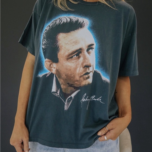 Daydreamer Tops - Daydreamer Johnny Cash T-Shirt